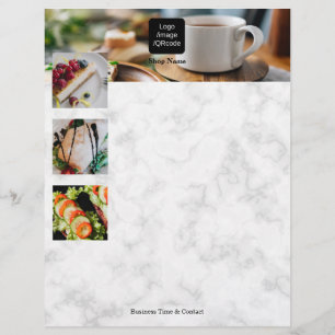 Modern, enkelt Marble Photo Reklamblad
