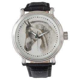 Modern Equestrian Elegant Lusitano Horse Armbandsur