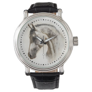 Modern Equestrian Elegant Lusitano Horse Armbandsur