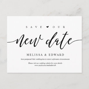 Modern estetik, Spara vårt nya datum, uppskjutet Vykort