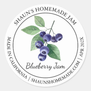 Modern etikett för Blueberry Sylt