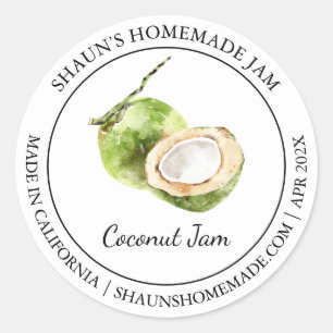 Modern etikett för Coconut Sylt