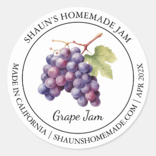 Modern etikett för Grape Sylt