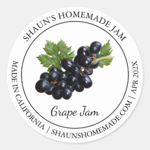 Modern etikett för Grape Sylt