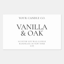 Modern etikett för minimalt ljus