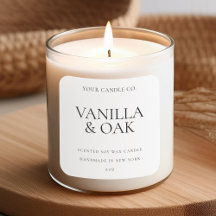 Modern etikett för minimalt ljus för Anpassningsba