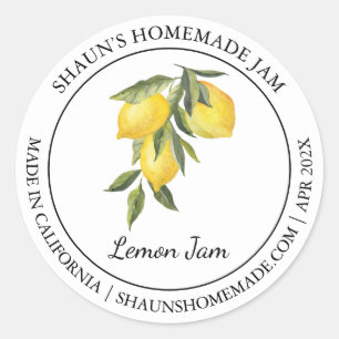 Modern etikett Lemon Sylt