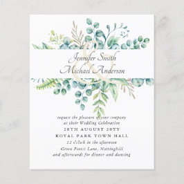 Modern Eucalyptus Bröllop Ampersand Greenery