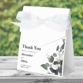 Modern Eucalyptus Bröllop Presentaskar