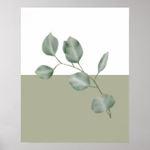 Modern Eucalyptus Colorblock