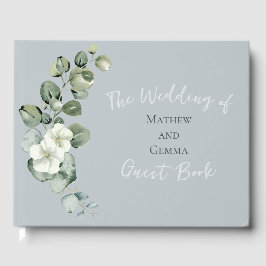 Modern Eucalyptus Design Guest Bok