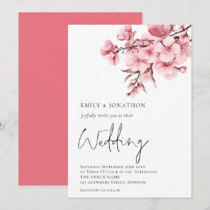 Modern Eucalyptus Elegant Script Sage Bröllop Inbjudningar
