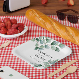 Modern Eucalyptus Greenery Wedding