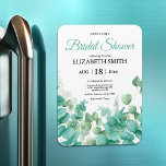 Modern Eucalyptus Inbjudningskort för möhippan Magnet<br><div class="desc">Greenery Eucalyptus Inbjudningskort för möhippan Magnet 🌿 Elegant Greenery Bliss: Möhippa Magnets for Cherish Memories ✨ 🌿 Meddela firande med en liten skönhet och sofistikering genom våra magneter i Greenery Möhippa. De här charmerande kylmagneterna är som beundransvärda favoriter och påminnelser om spara och ser till att bröllop-festligheterna stannar kvar i...</div>