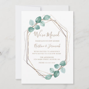 Modern Eucalyptus Watercolor Coffee-skript Bröllop Meddelande