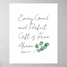 Modern eukalyptus Scripture Art Flicka Nursery