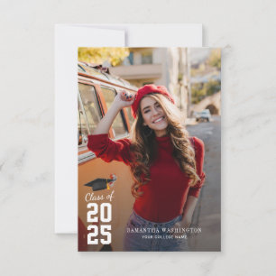 Modern Examen 2026 Fotofest Inbjudningar