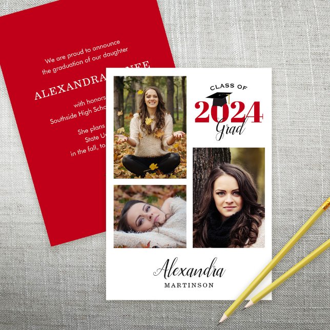 Modern Examen 3 Foto Examen Meddelande (Skapare uppladdad)