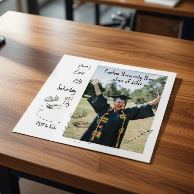 Modern examenklass 2026 examensinbjudan inbjudningar (Skapare uppladdad)
