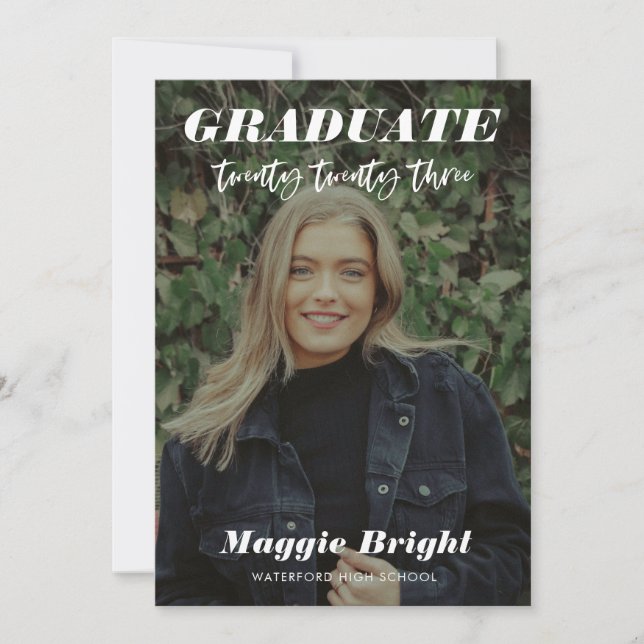 Modern examensutlysning 2023 Öppet hus Inbjudningar (Framsida)