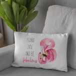 Modern exotisk stall och varm Flamingo Prydnadskudde<br><div class="desc">Modern exotisk stall och varm Flamingo</div>