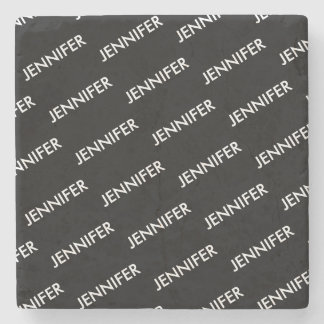 Modern extravagant, Namn IT-Personlig svart Stenunderlägg