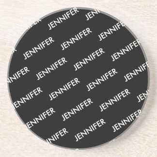 Modern extravagant, Namn IT-Personlig svart Underlägg