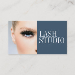 Modern Eyelash Extensions Aesthetician Card Visitkort
