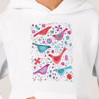 Modern fågelfärg t shirt