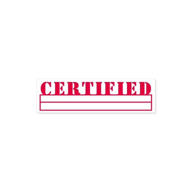 Modern fakturakontor certifierat självfärgande stämpel (Design)