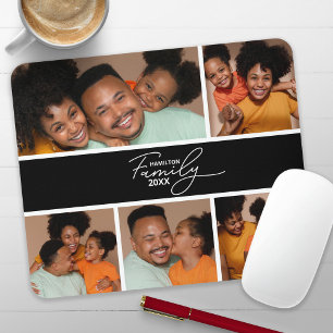 Modern Familj Foto Collage Musmatta