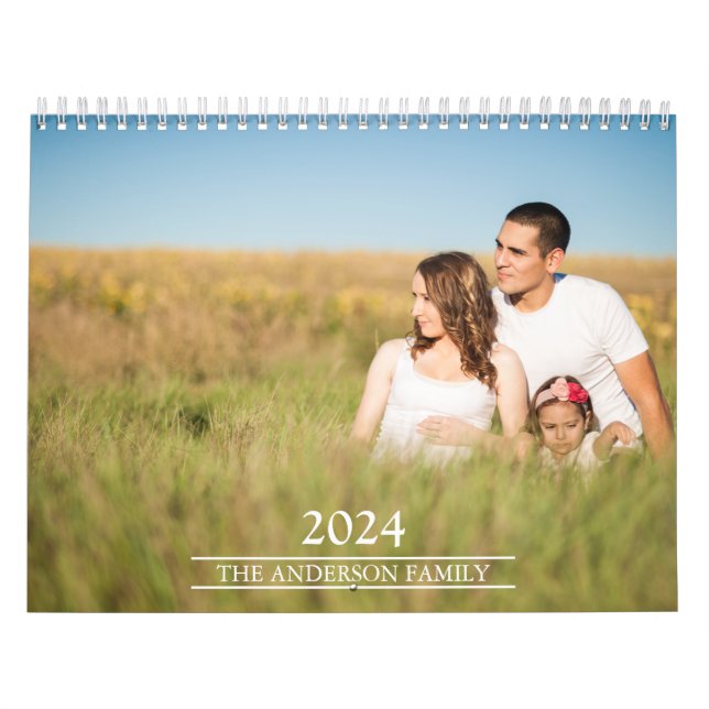 Modern familjefoto 2025 kalender (Omslag)
