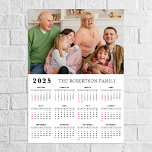 Modern familjefoto 2025-kalender poster<br><div class="desc">Modern familjefoto 2025-kalender poster. Lägg till fotot och skapa poster perfekt-kalender!</div>