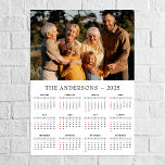 Modern familjefoto 2025-kalender poster<br><div class="desc">Modern familjefoto 2025-kalender poster. Lägg till fotot och skapa poster perfekt-kalender!</div>