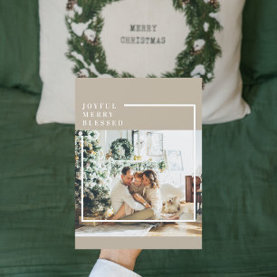 Modern familjefoto Glatt sammanslagning - välsig