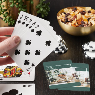 Modern familjefoto   Glatt sammanslagning - välsig Casinokort