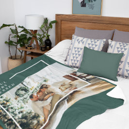 Modern familjefoto | Glatt sammanslagning - välsig Fleecefilt