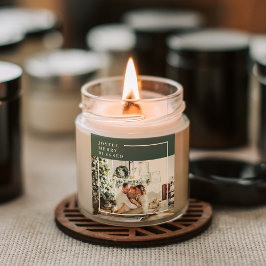 Modern familjefoto | Glatt sammanslagning - välsig Fyrkantigt Klistermärke