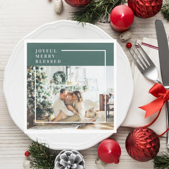 Modern familjefoto | Glatt sammanslagning - välsig Pappersservett (Skapare uppladdad)