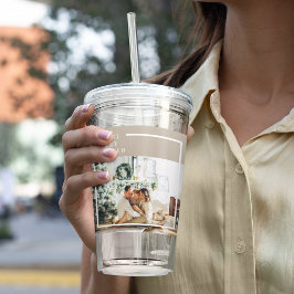 Modern familjefoto | Glatt sammanslagning - välsig Take Away Mugg