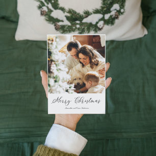 Modern familjefoto   GOD JUL