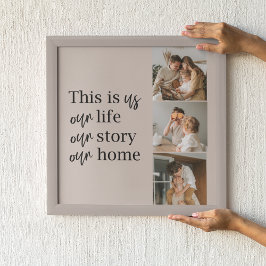 Modern familjefoto och familjefotering, Lolly Poster