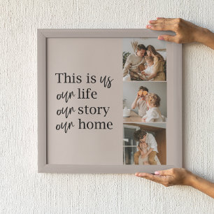 Modern familjefoto och familjefotering, Lolly Poster