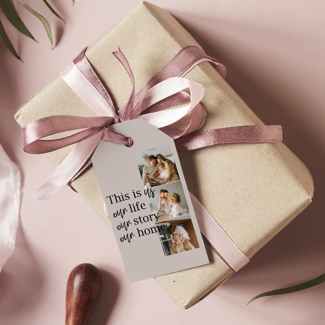 Modern familjefoto och familjefotering, Lolly Presentetikett (Skapare uppladdad)