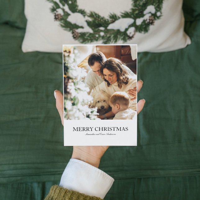 Modern familjefoto och God jul (Skapare uppladdad)