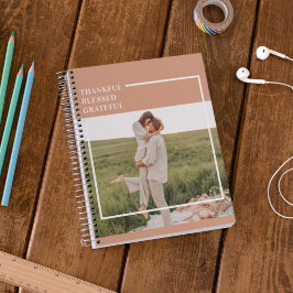 Modern familjefoto | Tack och lov tacksam välsigna Anteckningsbok