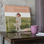 Modern familjefoto | Tack och lov tacksam välsigna Canvastryck<br><div class="desc">Modern familjefoto | Tack och lov tacksam välsignad</div>