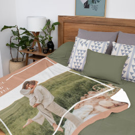 Modern familjefoto | Tack och lov tacksam välsigna Fleecefilt