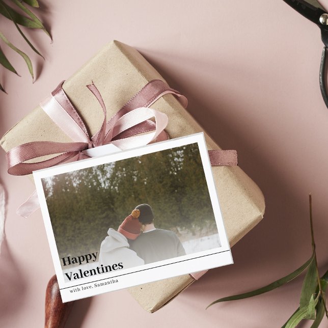 Modern familjefoto | VALENTINESERNA LYCKLIG Vykort (Skapare uppladdad)