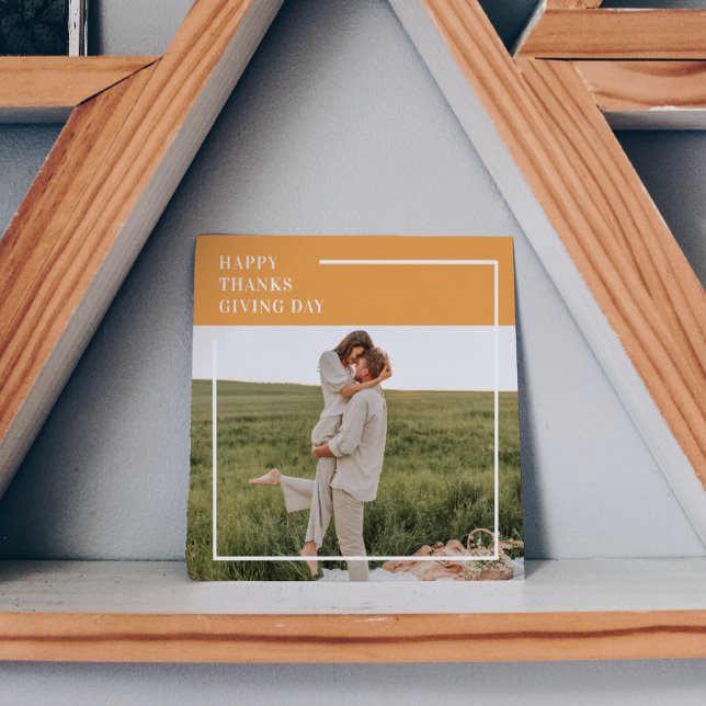 Modern familjefotställning och Happy thanksgiving  (Skapare uppladdad)